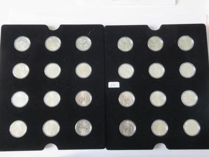 Monnaies Euros - France - Collection complète...