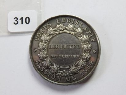 Médaille - Napoléon III - Député d'Ille et...