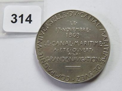 Médaille - Compagnie Universelle du Canal...