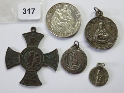Médailles - Lot 5 de médailles , Médaille...