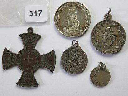 Médailles - Lot 5 de médailles , Médaille...