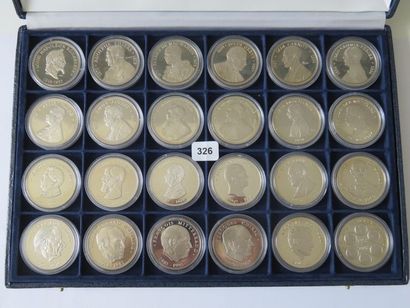 Médailles - Coffret de 24 médailles 