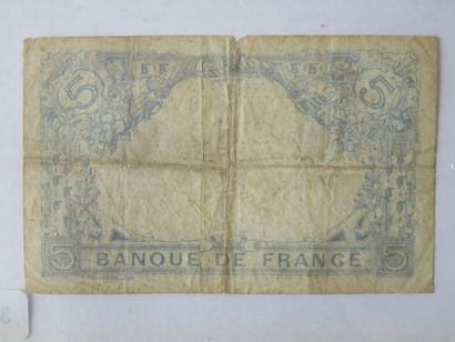 Billet - France - 5 Francs Bleu 
