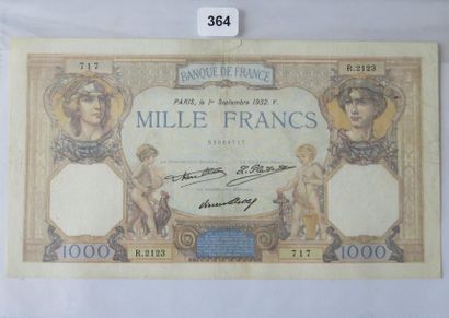 Billet - France - 1000 Francs Cérès et Mercure...