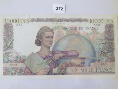 Billet - France - 10 000 Francs Génie français...