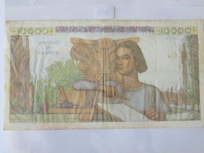 Billet - France - 10 000 Francs Génie français...