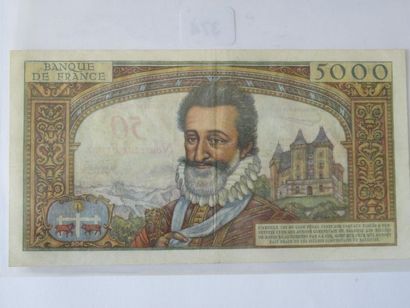 Billet - France - 50 NF sur 5000 Francs Henri...