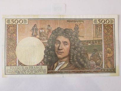 Billet - France - 500 Nouveaux Francs Molière...