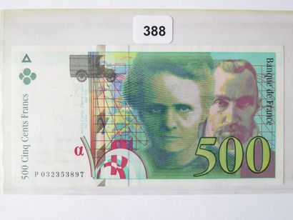 Billet - France - 500 Francs Pierre et Marie...