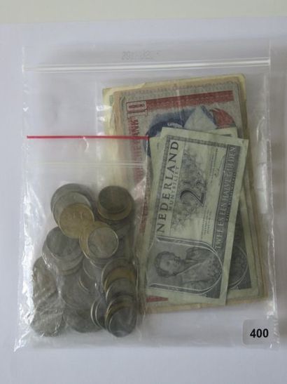 Billets et Monnaies - Lot de billets, Belgique...