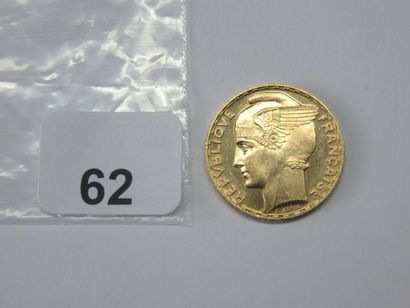 Monnaie or - 100 Francs Bazor 1936 SUP r...