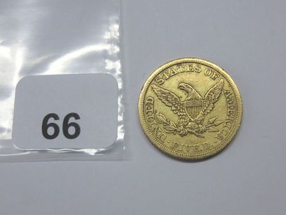 Monnaie or - USA - 5 Dollars Liberty tête...