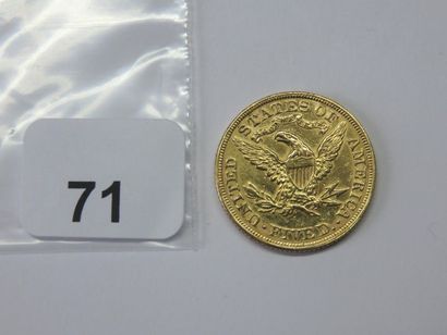 Monnaie or - USA - 5 Dollars Liberty 1894...