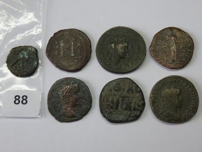 Monnaies antiques - Lot 7 de monnaies en...