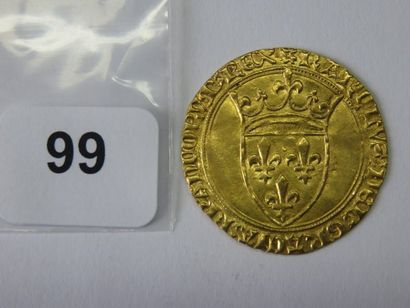 Monnaie Royale - Charles VI - Écu d'or à...