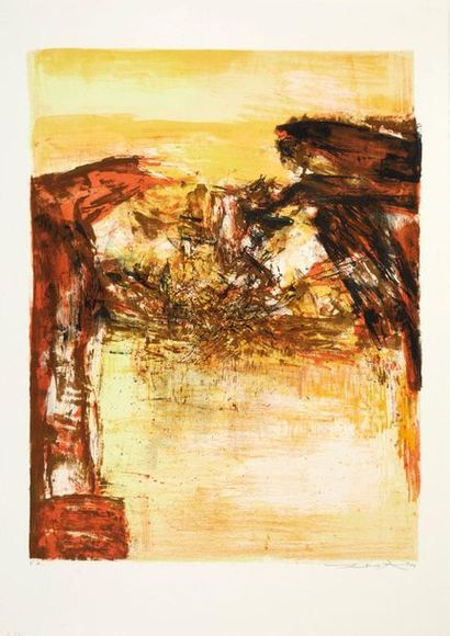 ZAO WOU-KI

74 - I (composition jaune et...