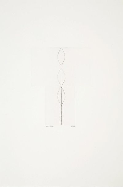 Geneviève ASSE

Sans titre XXVII, 1991, pointe...