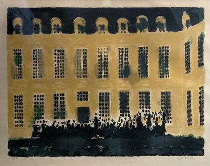 
André BRASILIER

L'orchestre

Lithographie...