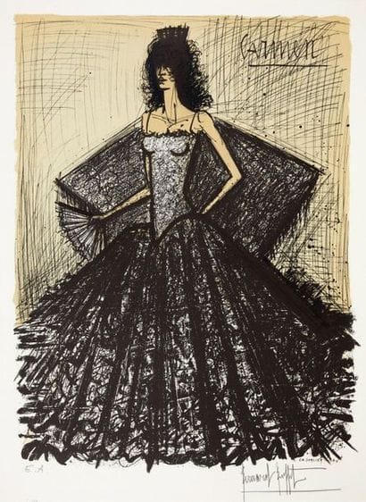 D'après Bernard BUFFET

Carmen, planche de...