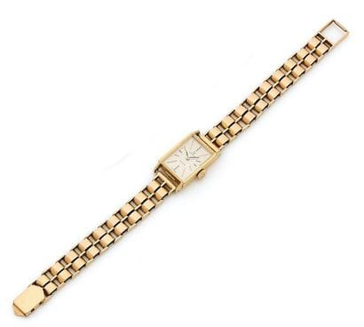 OMEGA. 

Montre de dame en or 14K (585) et...