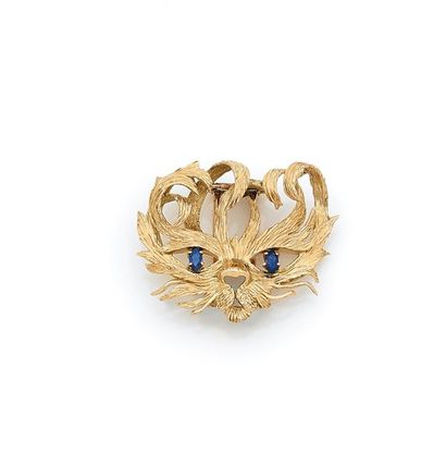 HERMES.
HERMÈS. 

Broche-clip en or 18K (750)...