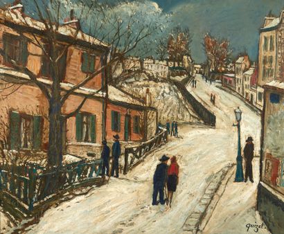 Alphonse QUIZET (1885 - 1955) 

Montmartre...