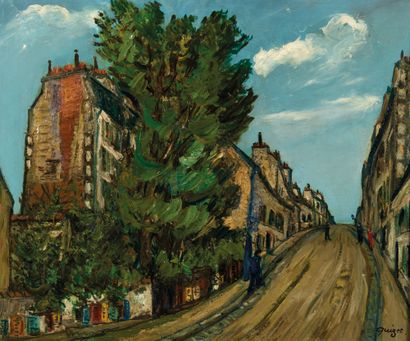 Alphonse QUIZET (1885 - 1955) 

Street in...