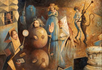 Claude VERLINDE (1927-2020)

The chess game,...