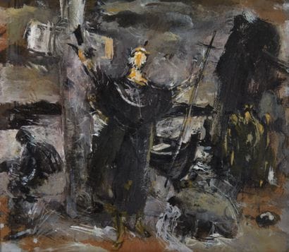 CRAWFORD (?)

Saint Mungo

Gouache signed...