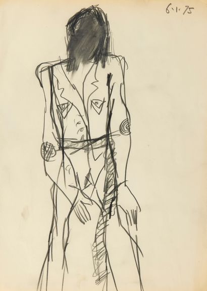 Keith VAUGHAN (1912-1977)

Man with his hand...