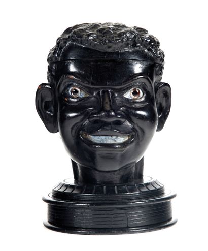 Antique music box 

in black patina wood...