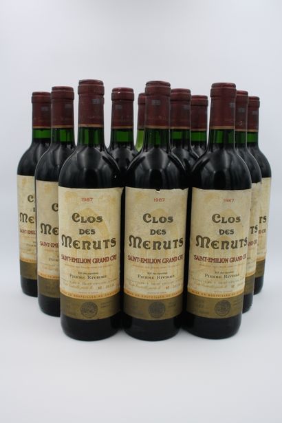 12 bouteilles

Clos des Menuts 1987 Saint...