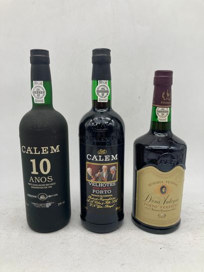 3 bouteilles

1 bouteille : Porto Calem 10...