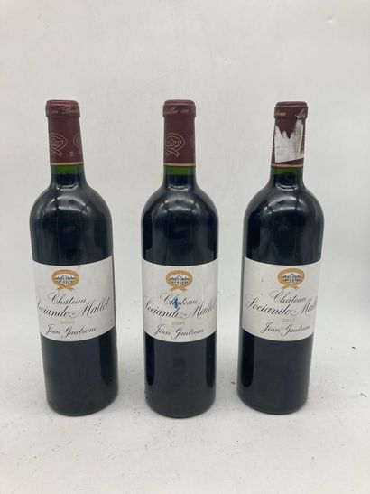 3 bouteilles

2 bouteilles : Château Sociando...