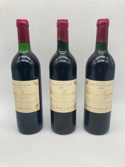 3 bouteilles

Château branaire Ducru 1986...