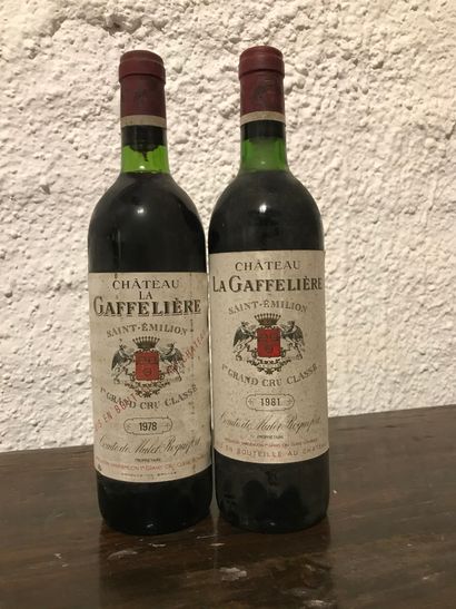 2 bouteilles

1 bouteille : Château La Gaffelière...