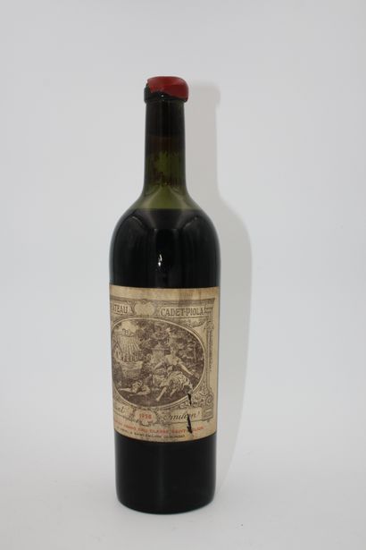 1 bouteille

Château Cadet Piola 1958 Saint...