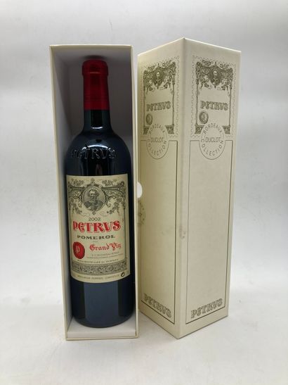 1 bouteille

Pétrus 2002 Pomerol, coffret...