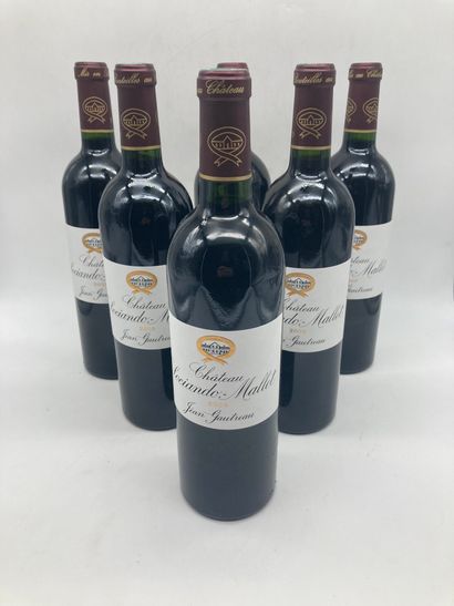 6 bouteilles

Château Sociando Mallet 2008...