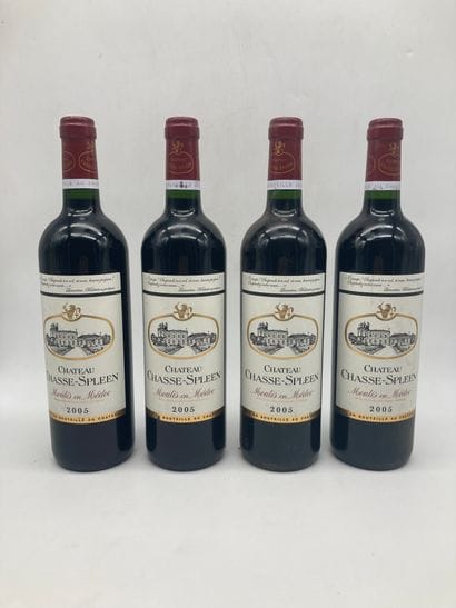4 bouteilles

Château Chasse Spleen 2005...