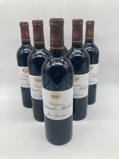 6 bouteilles

Château Sociando Mallet 2011...