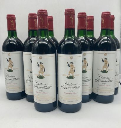 12 bouteilles

Château d'Armailhac 1989 Pauillac,...