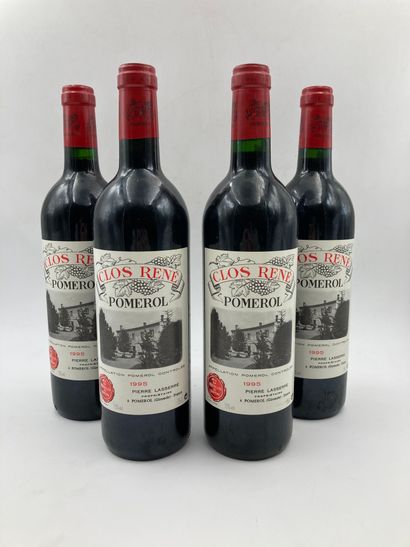4 bouteilles 

Clos René 1995 Pomerol
