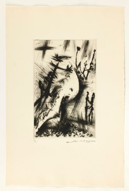 MASSON André

Femme poursuivie, 1946

Pointe...