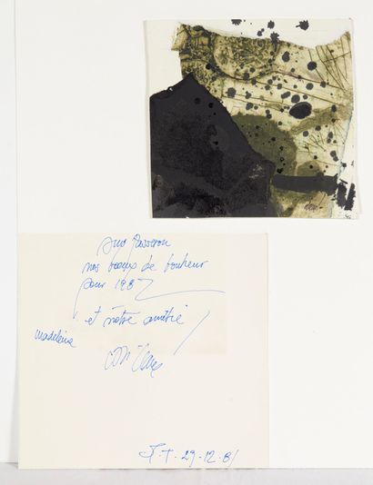 CLAVÉ Antoni

Sans titre, 1981 

Monotype...