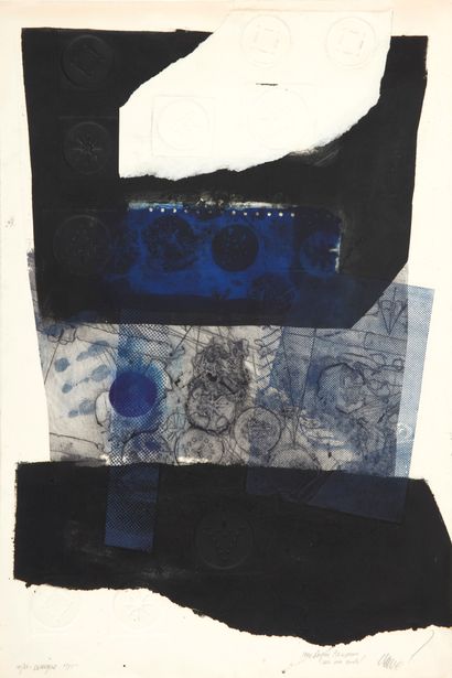 CLAVÉ Antoni

Untitled, 1975

Embossed monotype...