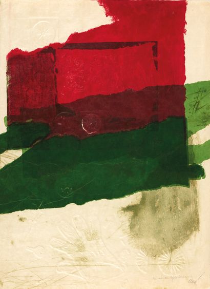 CLAVÉ Antoni 

En vert et rouge, 1972

Gravure...