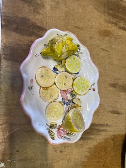 Petite coupelle mouvementée trompe l'œil...