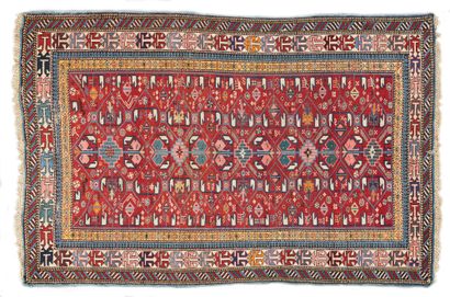 Chirvan Dagestan carpet 
(warp, weft and...