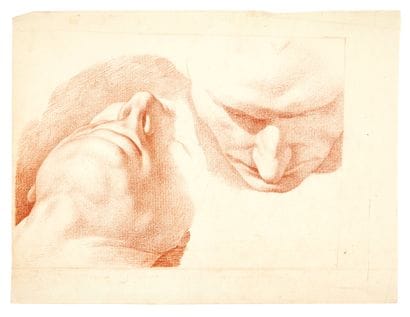 Anne Louis GIRODET (1767-1824)
Two studies...